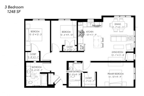 a floor plan of a bedroom house